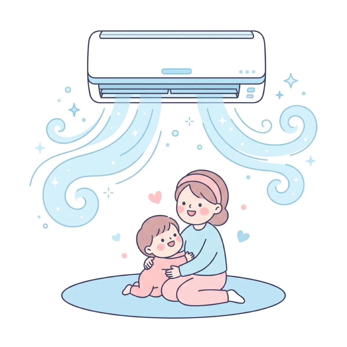 家族で快適に過ごす部屋